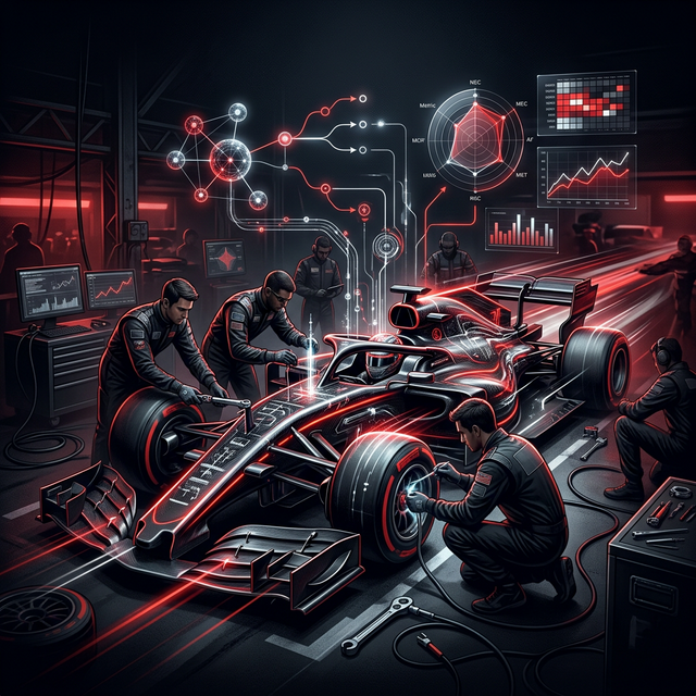 AI network architecture visualization